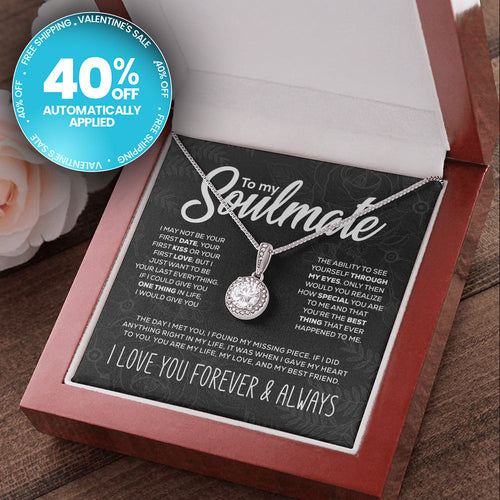 Limited Time Offer - To My Soulmate Sparkling Pendant Gift Set